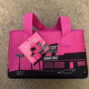 NWT- Trader Joe’s Mini Cooler - pink